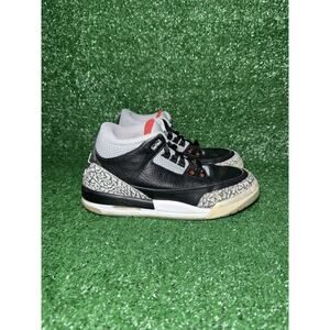 Nike Air Jordan 3 Retro OG Black Cement Size 6Y 854261-001 *FOR REPAIR/PARTS*